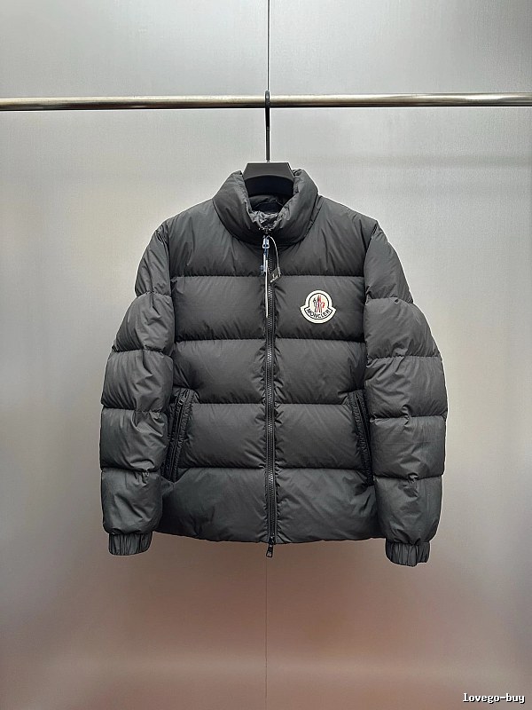 Short Puffer Jacket with Badge Detail from Moncler