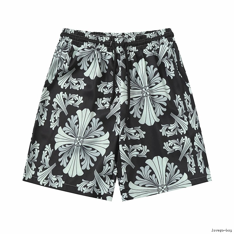 Shorts Styling Black Floral Button Shirt Resort Wear