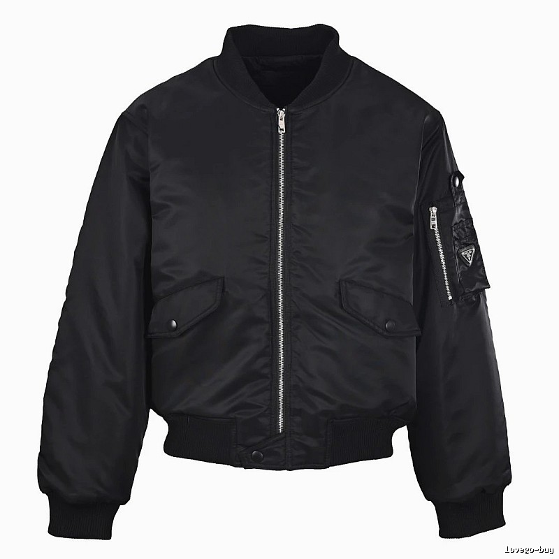Sleeve Zip Pocket Utility Bomber Jacket by C.P. - Winter