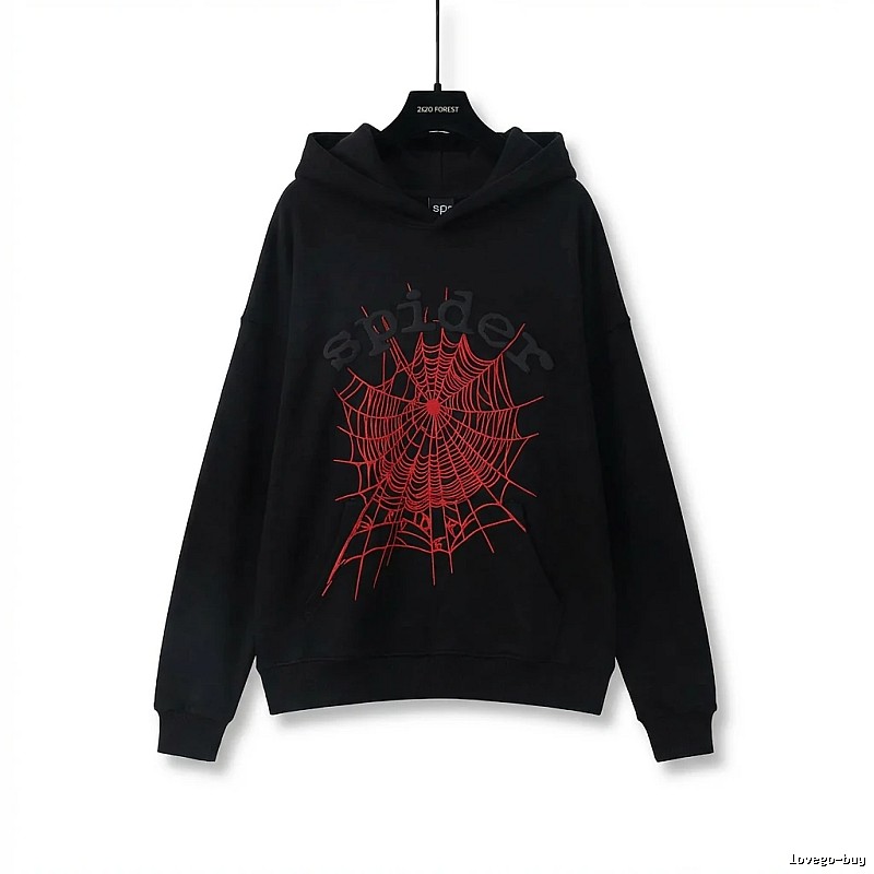 Sp5der cobweb - style black sweatshirt