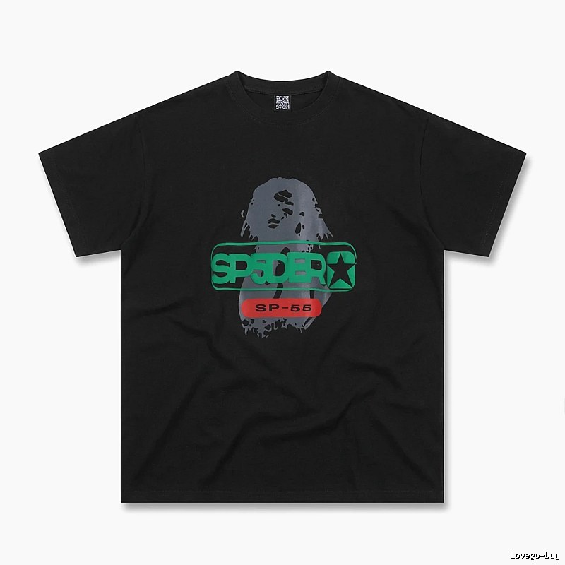Sp5der Dark Cool Trend Short Sleeve