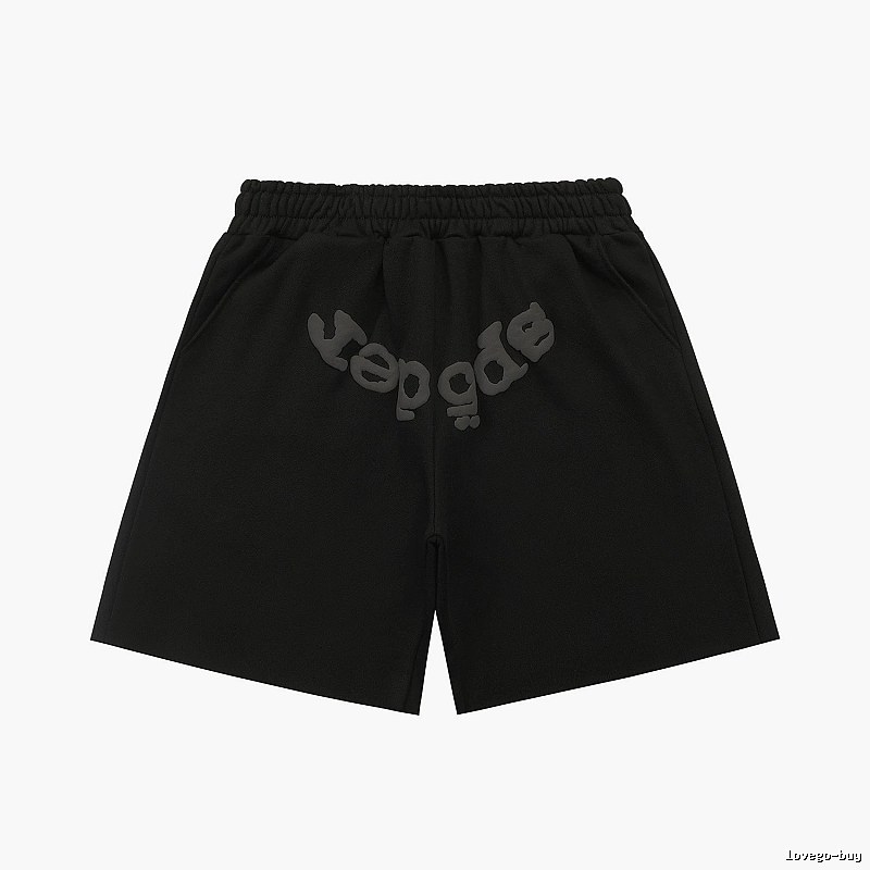 Sp5der letter trendy brand style shorts