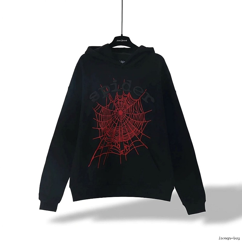 Sp5der Spider Web Trendy Cool Black Sweatshirt