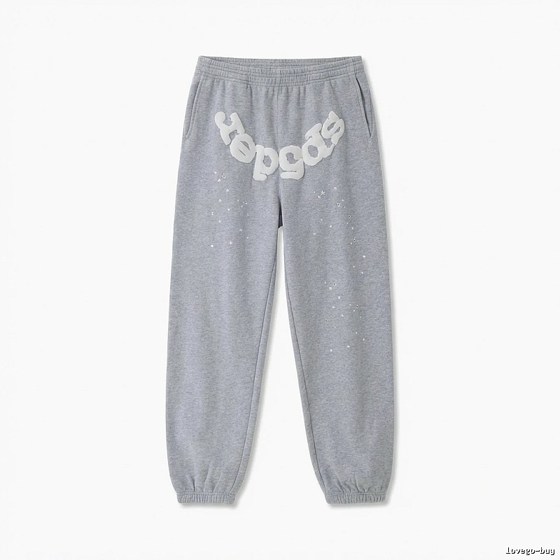 Sp5der Starry Rhinestone Wind Track Pants