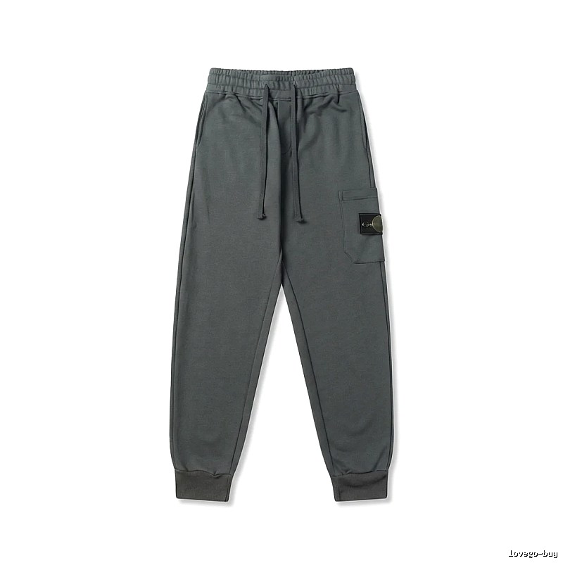 Stone Island workwear style dark grey sweatpants