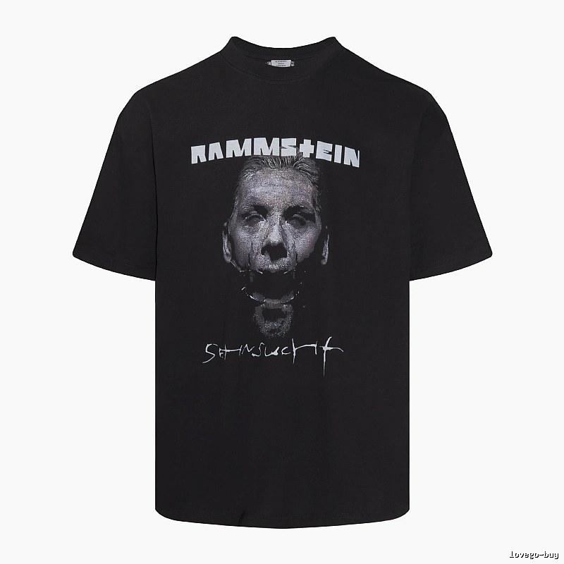 Streetwear Statement graphic T-shirt Black Colorful Lucky with Logo Accent