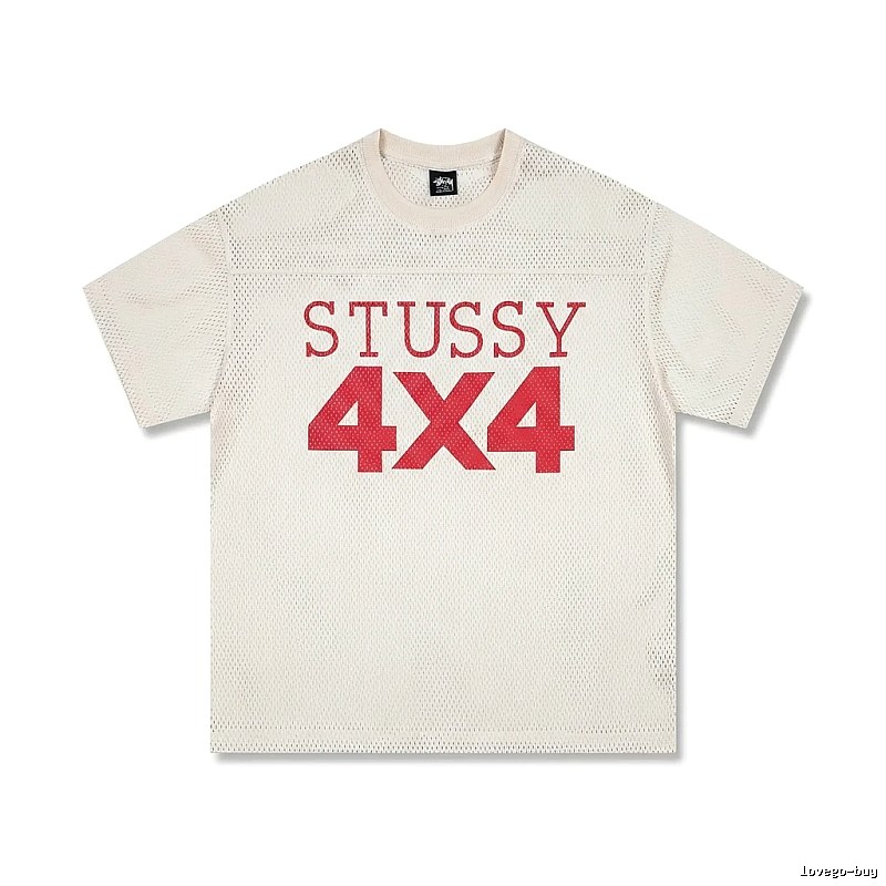Stussy 4X4 Retro Style White T-shirt
