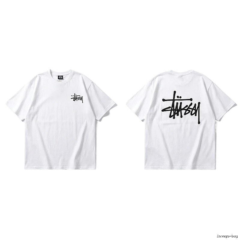 Stussy basic simple white T-shirt