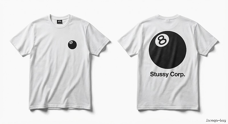 Stussy Billiards Series White T-shirt