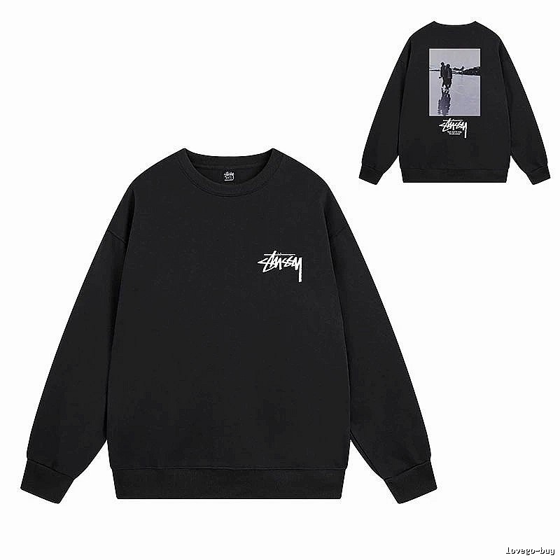 Stussy Black Style 537 Graphic SweatShirt Gift Ready