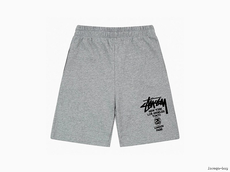 Stussy classic casual gray shorts