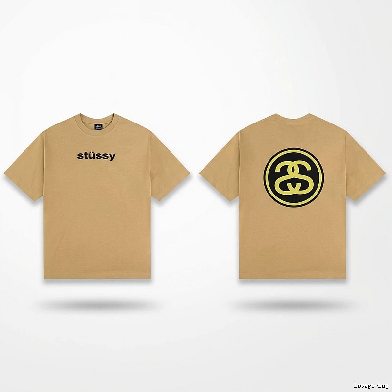 Stussy classic khaki short-sleeve