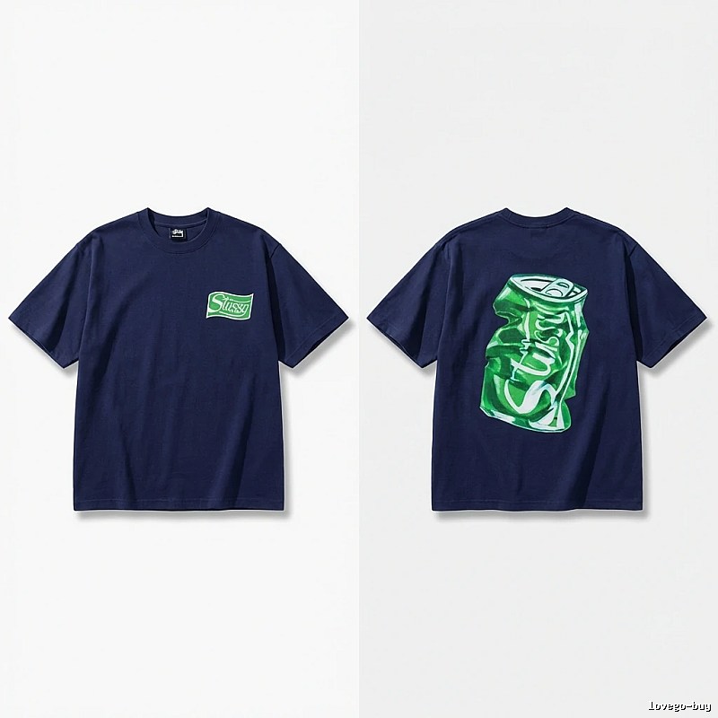 Stussy Cola Print Short-Sleeve T-Shirt