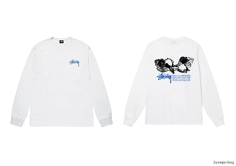 Stussy Graffiti Retro Style White T-shirt