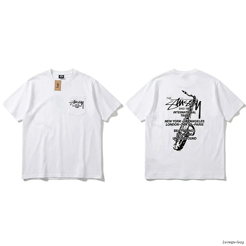 Stussy International Series Simple White T-shirt
