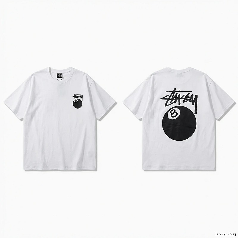Stussy trendy style white T-shirt
