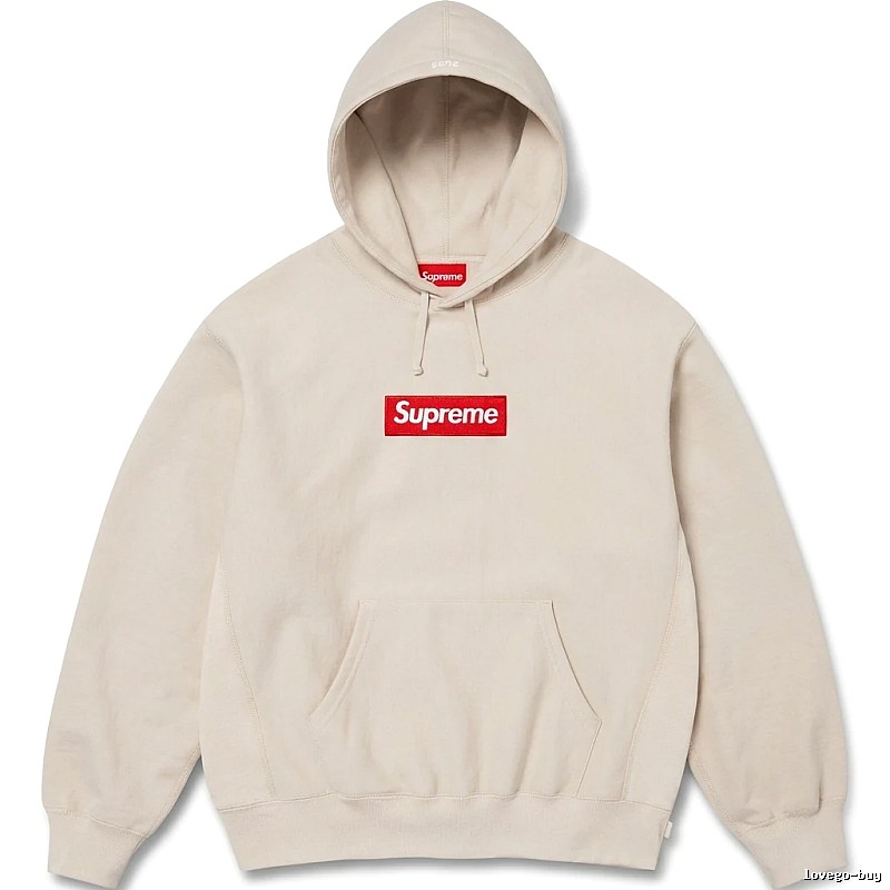 Supreme basic casual style beige hoodie
