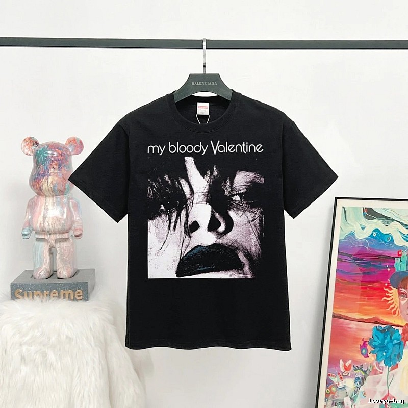 Supreme Collab Portrait Street Style Black T-Shirt