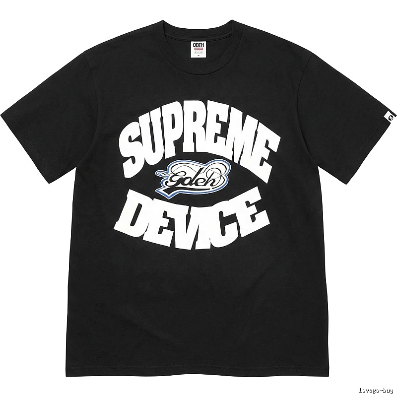 Supreme Device Series Trendy and Cool Black T-shirts