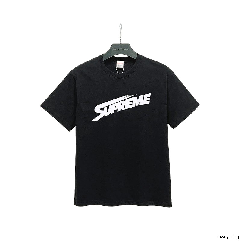 Supreme Printed Street-Style Black T-Shirt