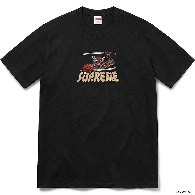 Supreme Samurai-style Black T-shirt