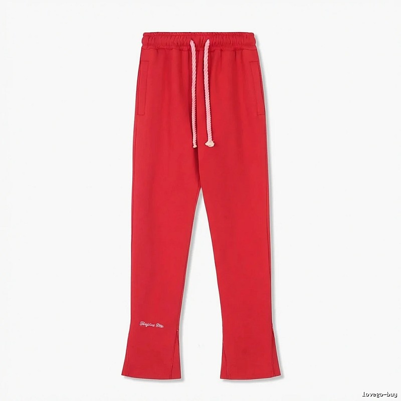 SynaWorld casual-style red long trousers