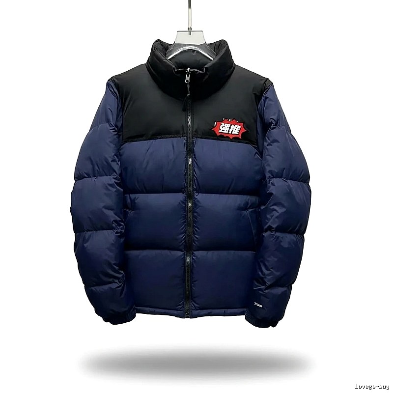 The North Face trendy and cool navy blue down jacket.