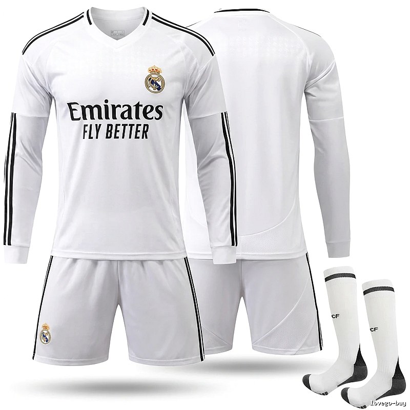The white sporty jersey of Real Madrid.