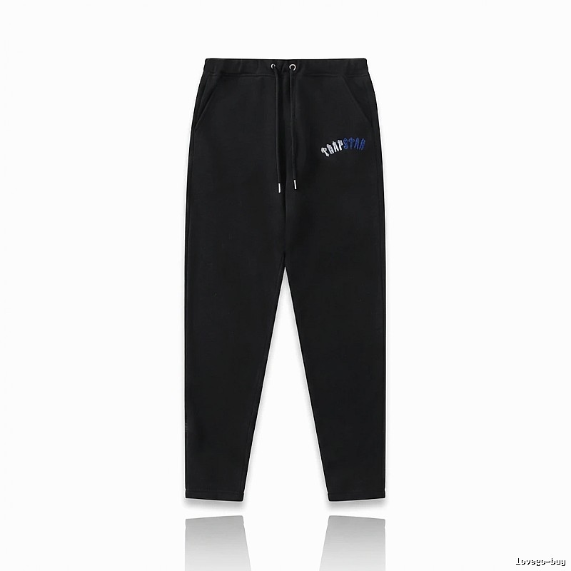 Trapstar minimalist style black sweatpants