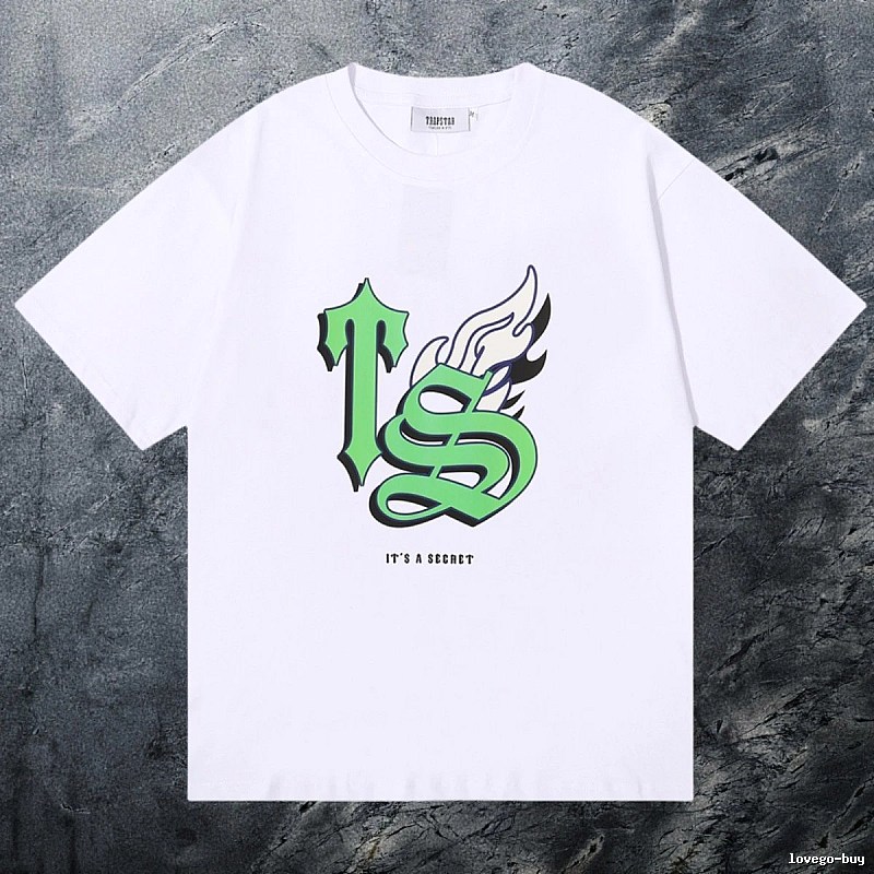 Trapstar Relaxed Keys graphic T-shirt Black White Key with Designer-Inspired Detail