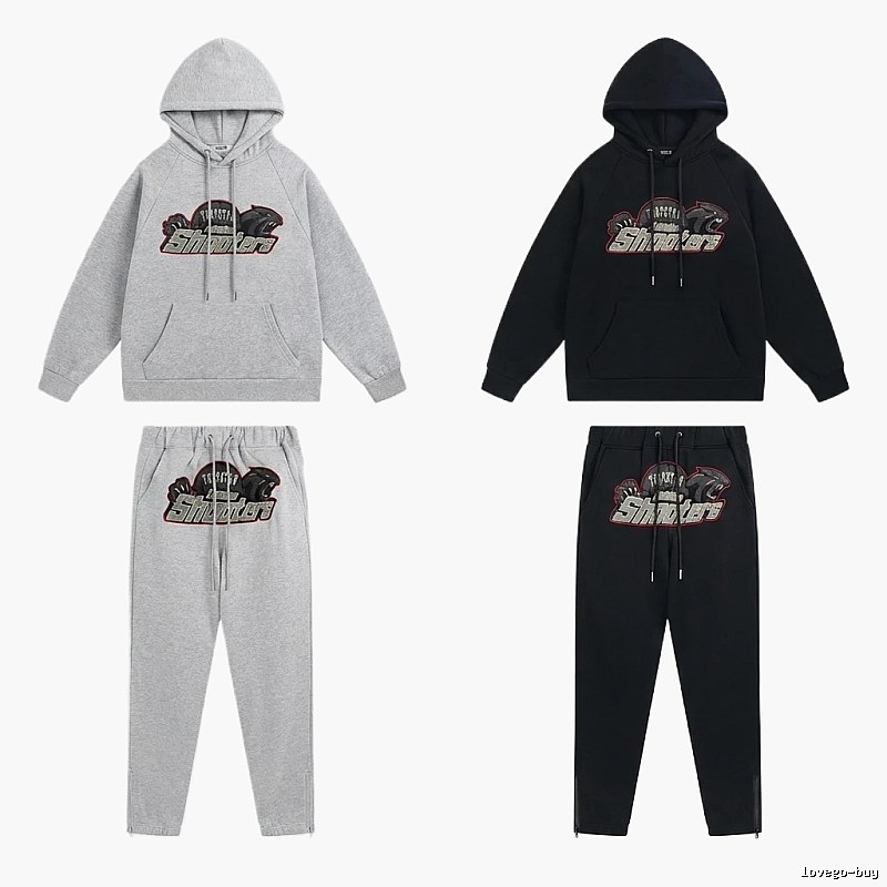 Trapstar sporty grey/black suit set