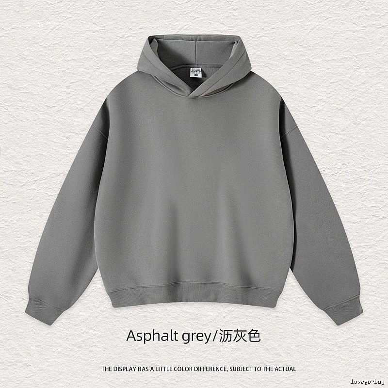 Travel Blank pullover hoodie Black Minimal A with Modern Look