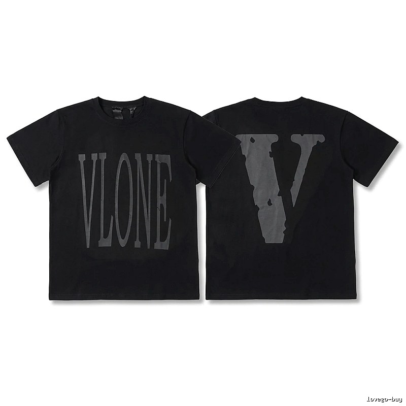 Vlone minimalist style black T-shirt