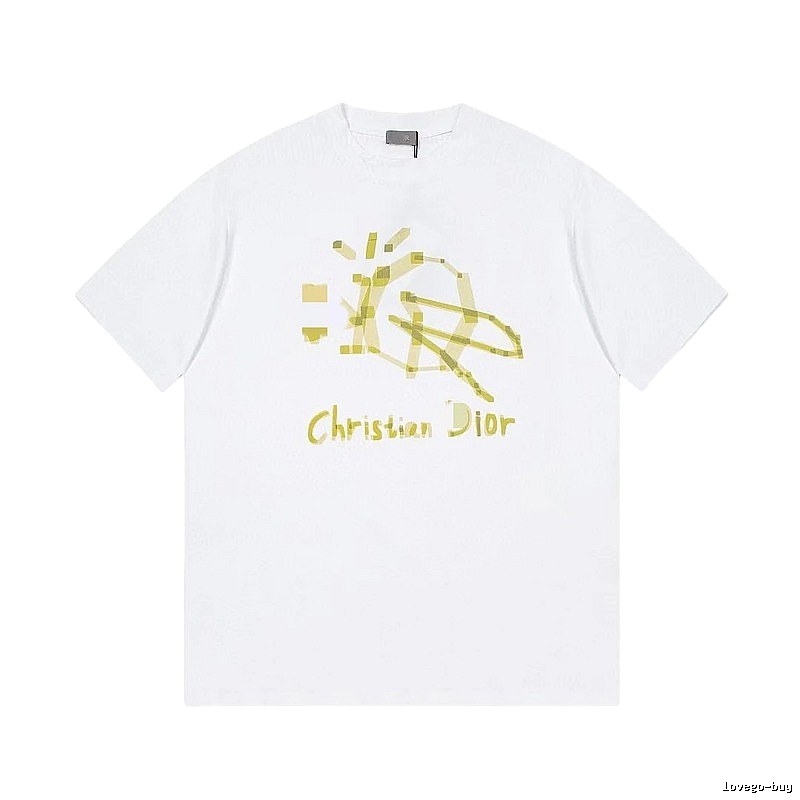 Dior Graffiti Street Style White T-Shirt