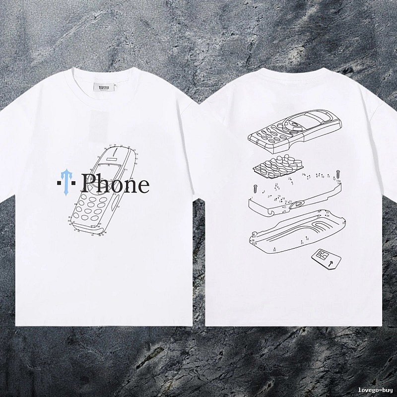Trapstar Resort Keys graphic T-shirt Black White Key for Travel Looks